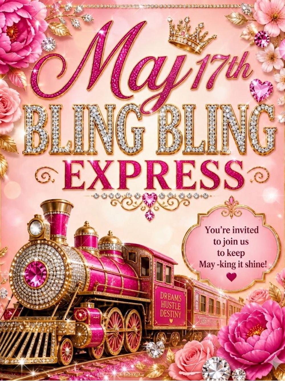 BLING BLING Express Live Show Listing Sunday, May 17th